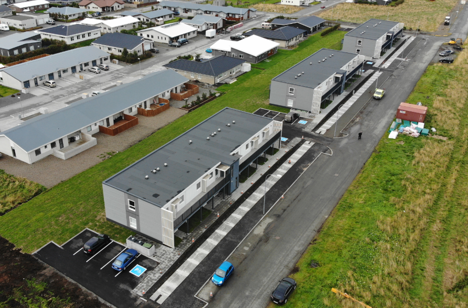 Akranes, Asparskógar 12, 14 and 16